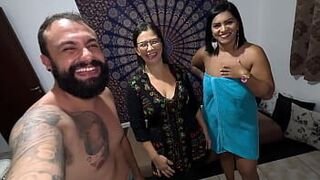 Aventuras do Casal Mattos - We went to Espa?o Salvaley to be guided in tantric sex until reaching orgasm porn video