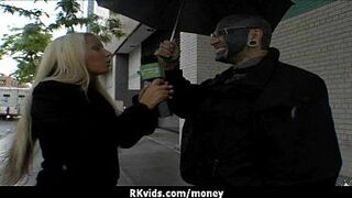 Sexy wild chick gets paid to fuck 10 porn video